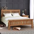 Hampshire Oak Slatted Bed - Sizes Available