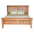 Hampshire Oak Slatted Bed - Sizes Available