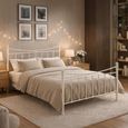 Alderley Bed - Ivory Metal - Sizes Available