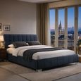 Braunston Bed - Grey Fabric - Sizes Available