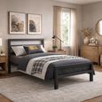 City Block Bed - Black Metal - Sizes Available