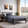 City Block Bed - Grey Metal - Sizes Available