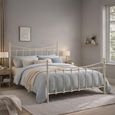 Florida Bed - Ivory Metal - Sizes Available