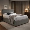 Mayfair Ottoman Bed - Light Grey Fabric - Sizes Available