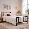 Metro Bed - Black Metal - Sizes Available