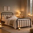 Miami Bed - Black Metal - Sizes Available