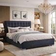 Nevada Bed - Grey Fabric - Sizes Available