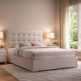 Nevada Bed - Sand Fabric - Sizes Available