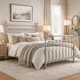 Edward Bed - Chrome Metal - Sizes Available