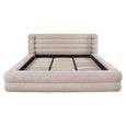 Obidis Ottoman Storage Bed - 6ft Queen Size - Natural - Fabric