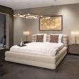 Obidis Ottoman Storage Bed - 6ft Queen Size - Natural - Fabric