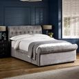 Ravello Storage Bed - 2 Drawer - Grey - Fabric - Sizes Available