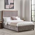 Whitmore Bed - Grey - Fabric - Sizes Available