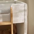Teddy Bunk Bed - Cream and Natural - Fabric and Wood