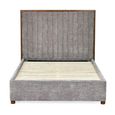 Whitmore Bed - Grey - Fabric - Sizes Available