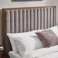 Whitmore Bed - Grey - Fabric - Sizes Available