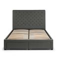 Wilton Storage Bed - 4 Drawer - Dark Grey - Fabric - Sizes Available