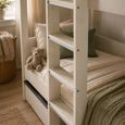 Celeste Bunk Storage Bed - Nordic White - Wood