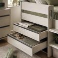 Celeste Midsleeper Storage Bed - Nordic White - Wood