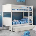 Maine Bunk Bed - Surf White Lacquered - Wood