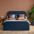 Rowan Bed - Blue - Fabric - Sizes Available