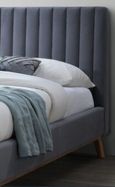 Albany Bed - Dark Grey Fabric - Sizes Available