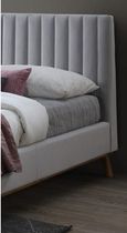 Albany Bed - Light Grey Fabric - Sizes Available