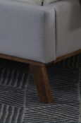 Albany Bed - Light Grey Fabric - Sizes Available