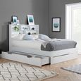Alfie Storage Bed - White - Sizes Available