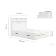 Alfie Storage Bed - White - Sizes Available