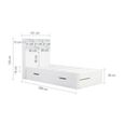 Alfie Storage Bed - White - Sizes Available