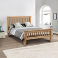 Amsterdam High Footend Bed - Oak - Sizes Available