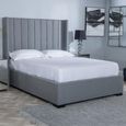 Annabelle Dark Grey Fabric 5ft King Size Ottoman Storage Bed