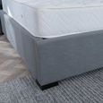 Annabelle Dark Grey Fabric 5ft King Size Ottoman Storage Bed