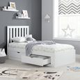 Appleby Kids Slatted Bed - White