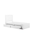 Appleby Kids Slatted Bed - White