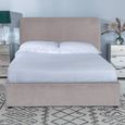 Ashby Beige Fabric 4ft 6in Double Ottoman Storage Bed