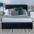 Ashby Black Fabric Bed