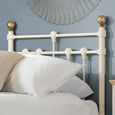 Atlas Bed Frame - Cream Metal - Sizes Available