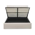 Aylen Ottoman Storage Bed - Oatmeal Linen Fabric - Sizes Available