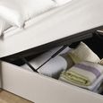 Aylen Ottoman Storage Bed - Oatmeal Linen Fabric - Sizes Available