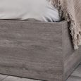 Bali Grey Oak Ottoman Storage Bed - Sizes Available