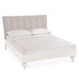 Montreux Bed - 5ft King Size - Soft Grey & Pebble Grey Fabric
