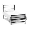 Urban Matt Black Bedstead - 3ft Single