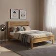 Bergen Oak Bed - Sizes Available