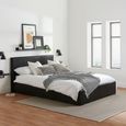 Berlin Ottoman Storage Bed - Black Leather - Sizes Available