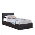 Berlin Ottoman Storage Bed - Brown Leather - Sizes Available