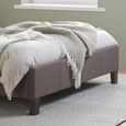 Berlin Bed - Grey Fabric - Sizes Available