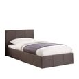 Berlin Ottoman Storage Bed - Grey Fabric - Sizes Available