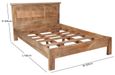 Bombay Solid Mango Wood Bed - Sizes Available